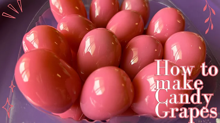 How to make Candy Grapes (very detailed) (beginner friendly)