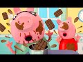 Peppa Pig Makes a Birthday Cake | Peppa Pig Stop Motion | Peppa Pig Toys | Toys fir Kids