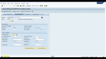 # SAP MM #Create valuation Class and Account Category Reference # Assign with material type