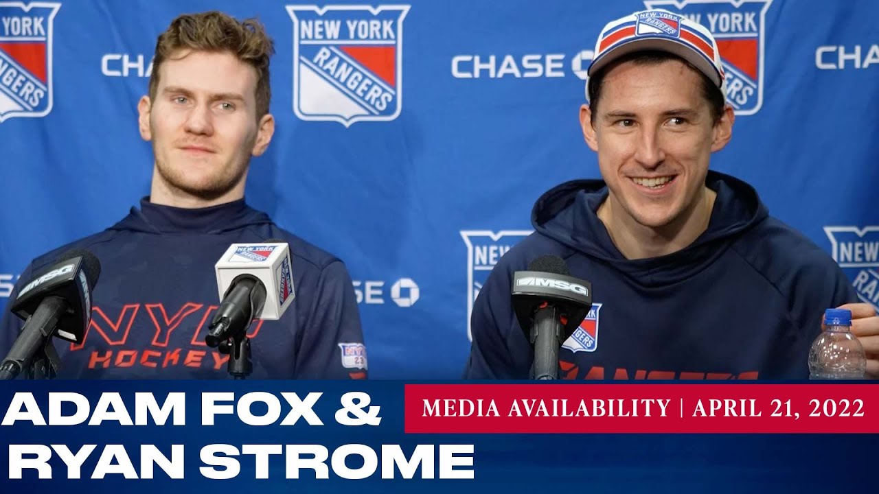 New York Rangers: Adam Fox Postgame Media Availability