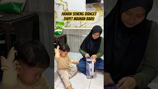 VLOG INTROVERT UNBOXING MAINAN BARU #shortvideo #minivlog #adayinmylife #family #comedy #viral