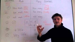 Elementary English. Lesson 9. Much and many. Few and little Elementary English. Lesson 9. Much and many. Few and little