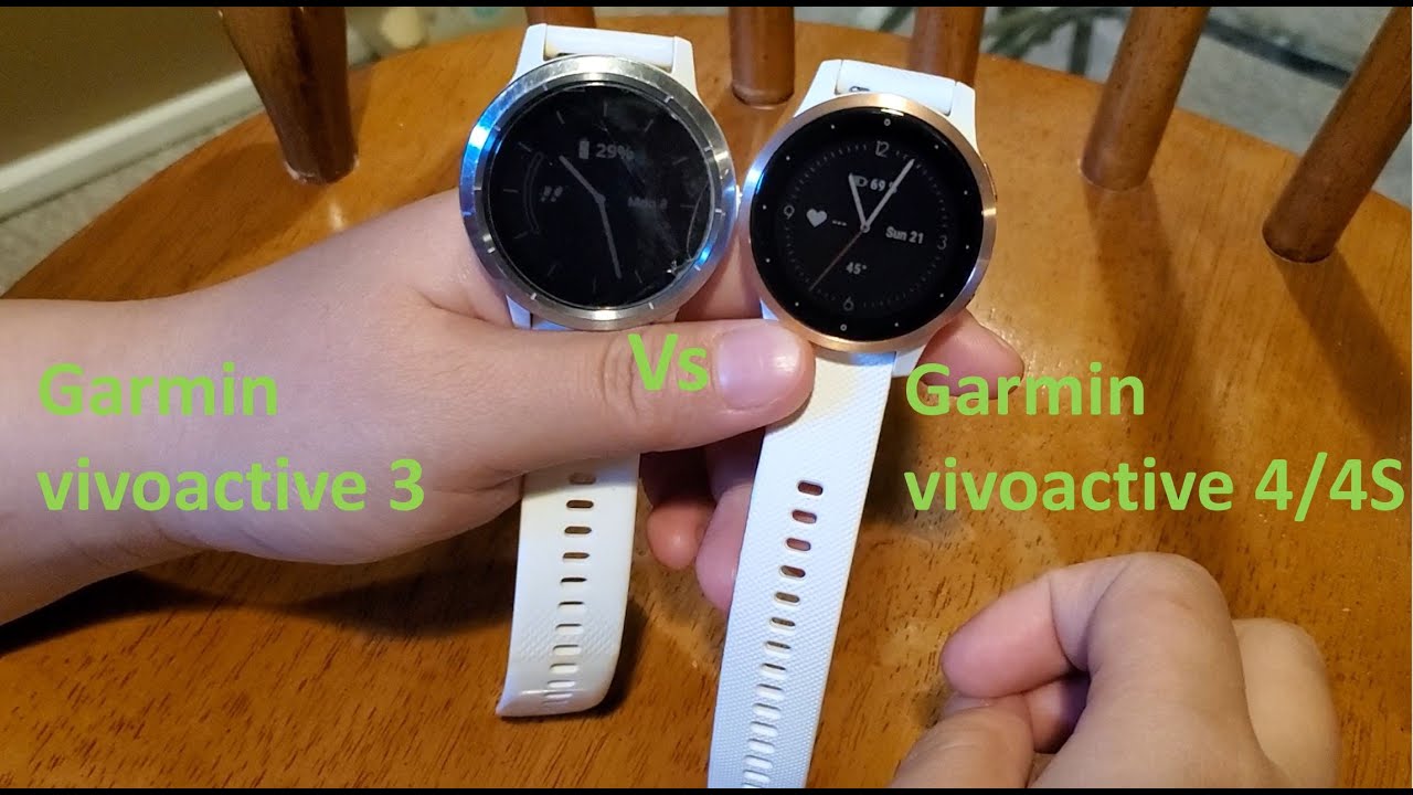 overvåge Gøre mit bedste Dyrke motion Garmin vivoactive 4/4S Vs Garmin vivoactive 3 comparison - YouTube