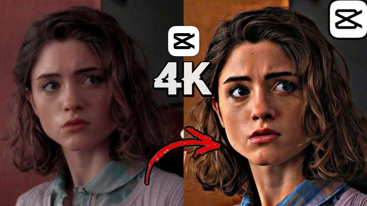 How To Convert Normal Video To 4K || Capcut Normal Video To 4k Editing ...