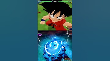 Kid Goku Comparison Between BT3 and Sparking Zero