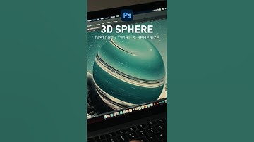 3D Sphere in Photoshop #photoshop #tutorial #shorts