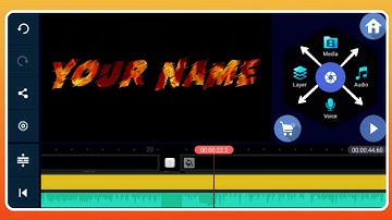 How to edit fire text animation in Kinemaster 🔥 Kinemaster tutorial for beginners