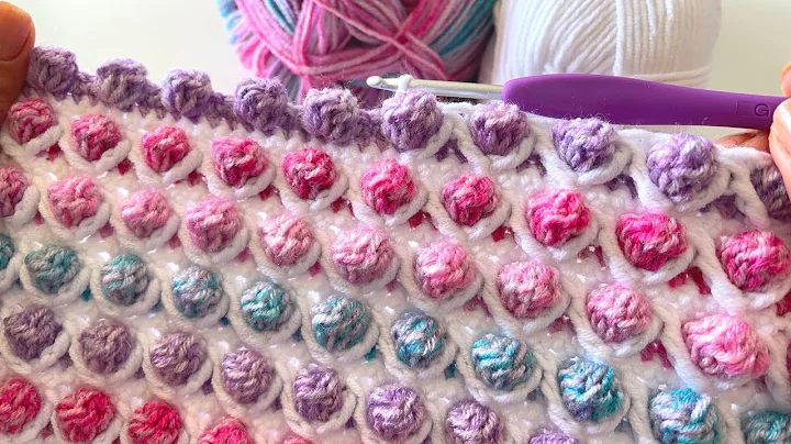 How To Crochet An Easy Stitch / Ideal For Blankets / Shawls