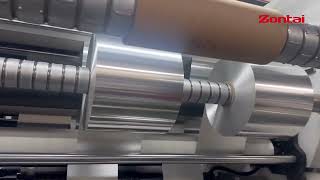 Zontai Double Turret Slitter Rewinder Machine For Aluminum Foil 20Microns