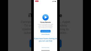 How to control Apple Music Library on Mac (iTunes for Windows) with iTunes Remote app on iOS #Shorts