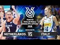 NETHERLANDS vs ITALY - HIGHLIGHTS | Women's Volleyball Olympic Qualifying Tournament 2019