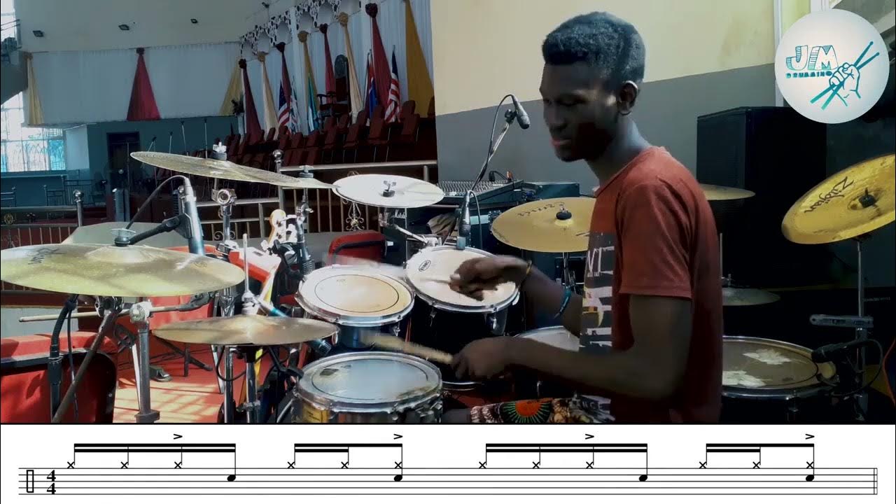 Drum Tutorial Calypso Groove Part 2 Intermediate Drum Lesson YouTube