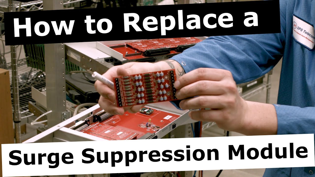 How to Replace a Surge Suppression Module on an RTU Back Panel - YouTube