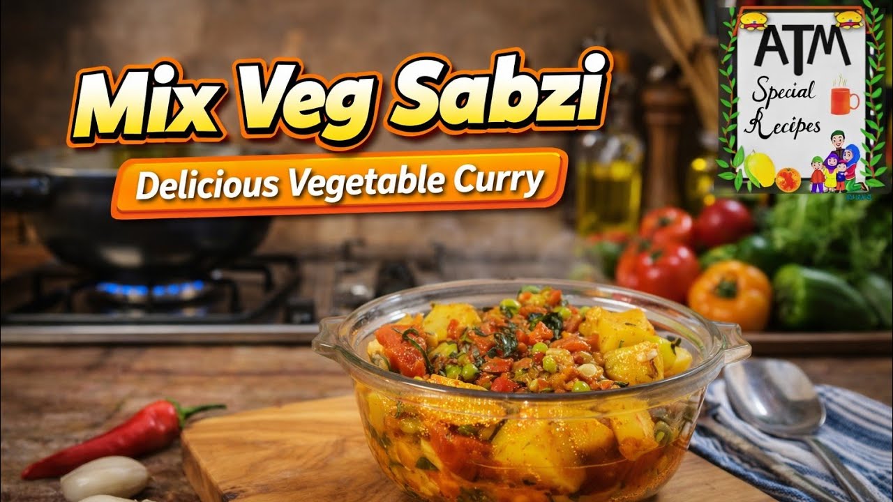 👉 Restaurant Style Mix Veg Sabzi at Home | Quick & Delicious Recipe