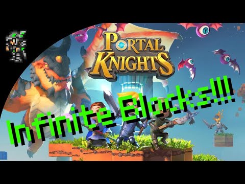 Portal Knights: Creative Glitch (Infinite blocks and Consumables)