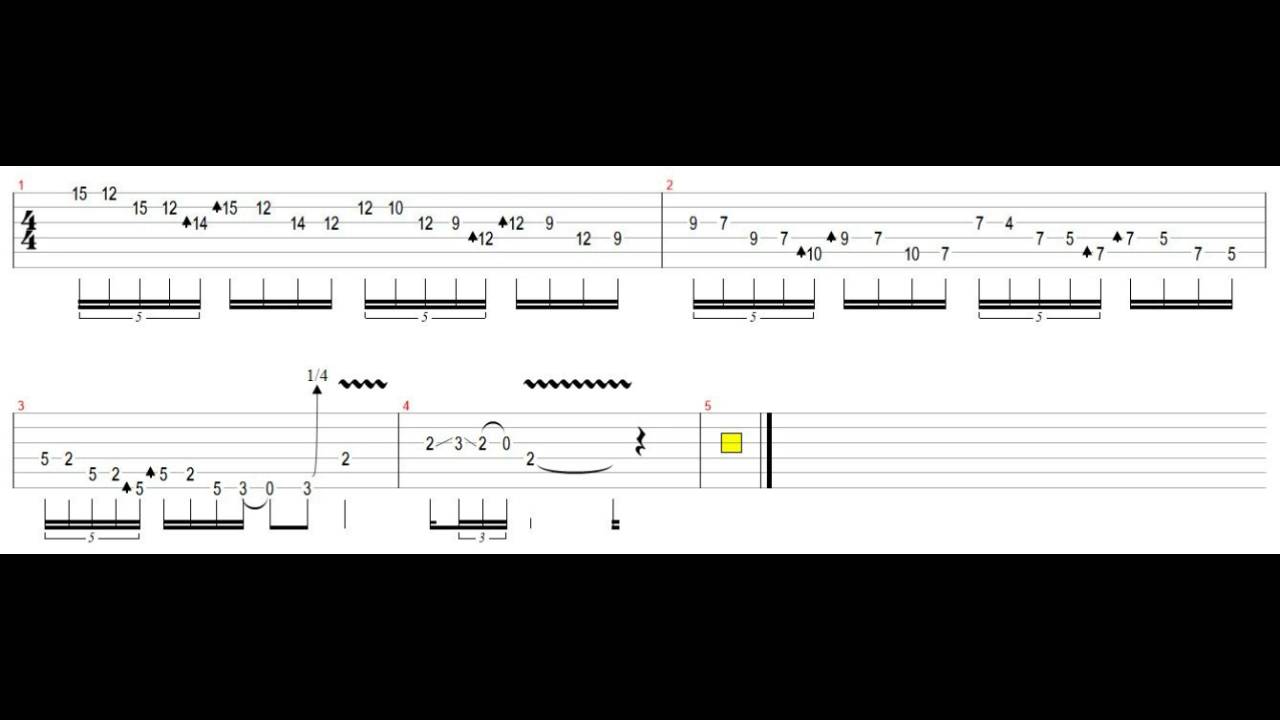 Cascading pentatonic in E minor (Eric Johnson/Joe Bonamassa)