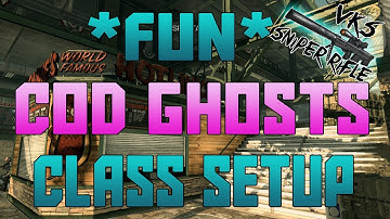 "FUN CoD GHOSTS CLASS SETUP!" (VKS SNIPER RIFLE CLIPTAGE)