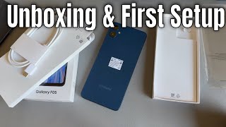 Samsung Galaxy F05 Unboxing & First Time setup : First Look Review