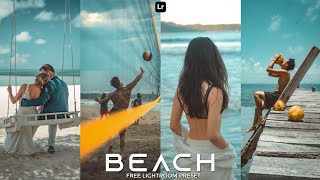 Beach Preset | Lightroom Mobile Preset Free DNG | lightroom tutorial | lightroom preset screenshot 4