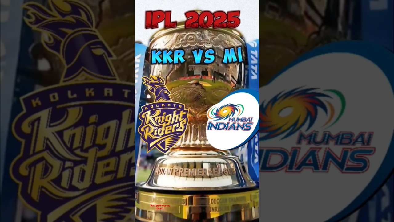 IPL 2025 KKR vs MI Comparison 😱 