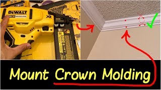 ✅How to Put Up or Mount Crown Molding in Bathroom | Quick Tips & Tools Review