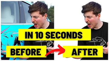 How to Remove Photo Background in Seconds Using Online AI Tool for Free - Mr. Beast Photo By Alkasb