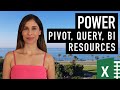 Great Excel Power Query, Power Pivot & Power BI Resources