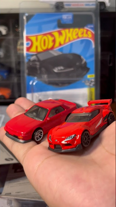 Hot Wheels Red Supra & Silvia.