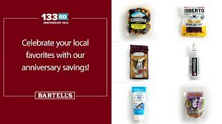 Bartell's 133rd Anniversary Sale