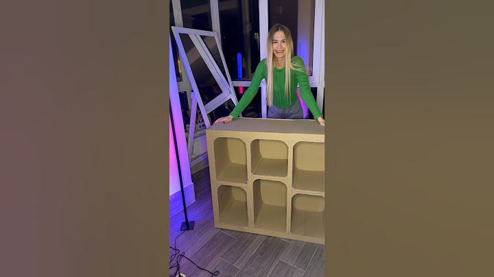 DIY cardboard shelf #shorts #diy #processvideo #homedecor #crafts #papermache #tutorial #furniture