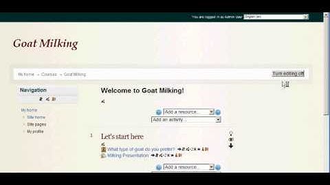 Quickly add a course section in Moodle 2.3