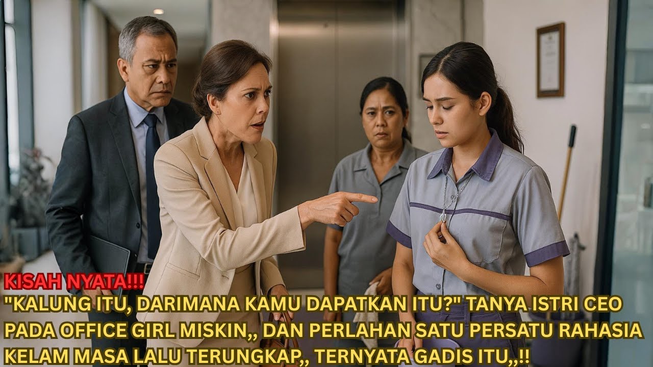 Istri CEO Terpaku Melihat Kalung Office Girl Miskin… Dan Buat Satu Persatu Rahasia Terungkap!