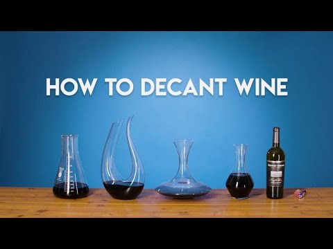 Video: Bagaimana cara memilih decanter anggur?