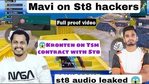 Mavi And Kronten On ST8 Hacking Matter 😱😱 | Community On ST8 Hacking Expose|demon ST8 hacking clip