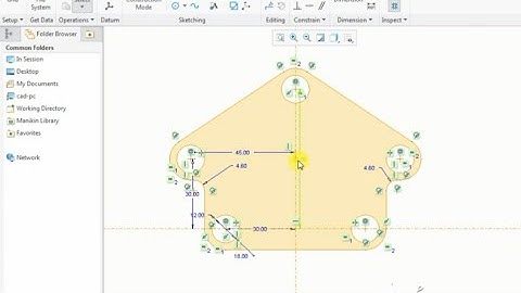 Sketch workbench creo basics