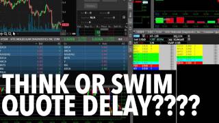 TD Ameritrade Think or Swim SLOW Stock Quotes vs Das Trader!