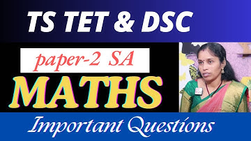 Deepika : TS & AP TET maths || Paper -2 || SA || school Assistant || best short tricks || by dmaths