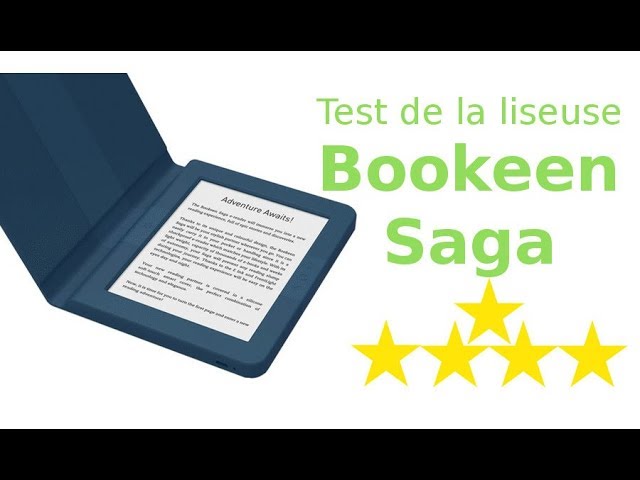 Test de la liseuse Bookeen Saga - YouTube