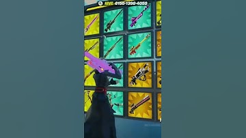 How to get the rainbow sniper in 1v1 with every gun