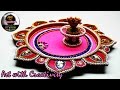 DIY : How to make Decorated Thali | Handmade thali | puja thali | Art with Creativity 119