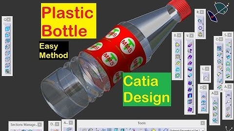 Catia V5 | Tutorial for Beginners | Plastic Bottle Design | Training COURSE | United States