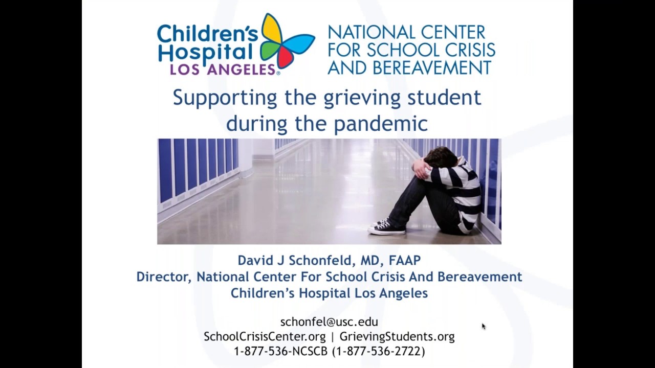 Supporting the Grieving Student During the Pandemic - YouTube