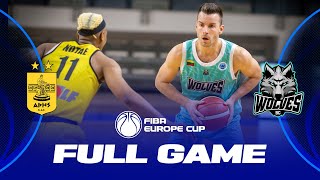 Kataja Basket v Hapoel Haifa | Full Basketball Game | FIBA Europe Cup 2022