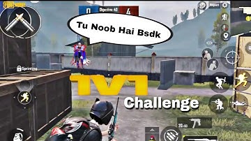 Random Pro Player Call Me Noob And Challenge 1v1 || M24 only || TDM Pubg Mobile || Fadu Gaming