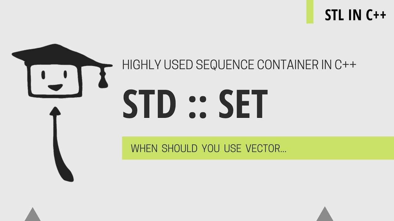 Std Set In C Stl C Youtube