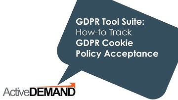 GDPR Tool Suite: Create a Cookie Policy Acceptance Popup from Your Own Desig