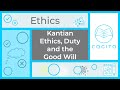Kantian Ethics, Duty and the Good Will (A-level Religious Studies)