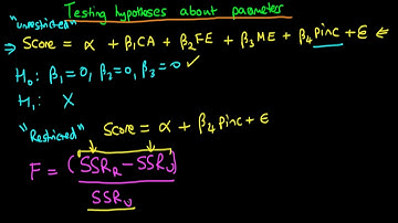 A Full Course in Econometrics Lecture 112 | Testing Hypothesis Linear Comb of Parameters Part 3