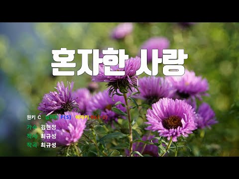 [은성 반주기] 혼자한사랑 - 김현정
