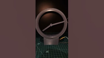 3D Printed Hollow Clock #techab #arduinounoprojects @TECHAB254